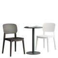 Plastic chair for homethickened scandinavian restaurant back chair dining table commercial dining chair modern casualplaid stool