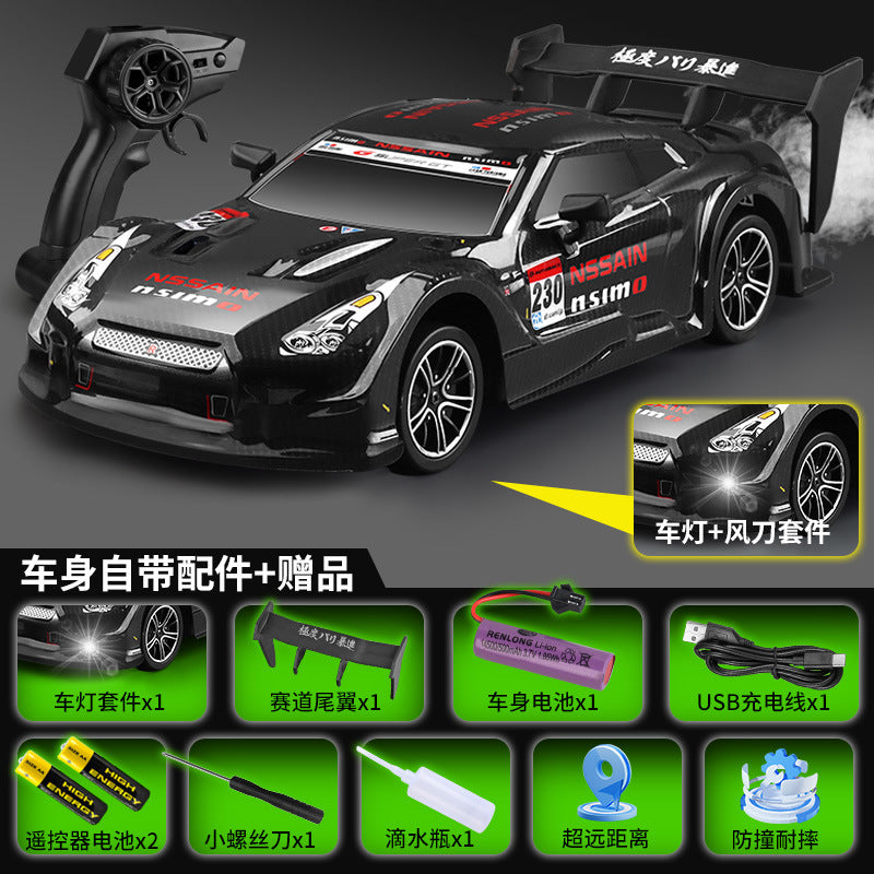 Kids' remote control car toy rc electric high-speed motor drift racing police car off-road vehicle for boys ages 5-7