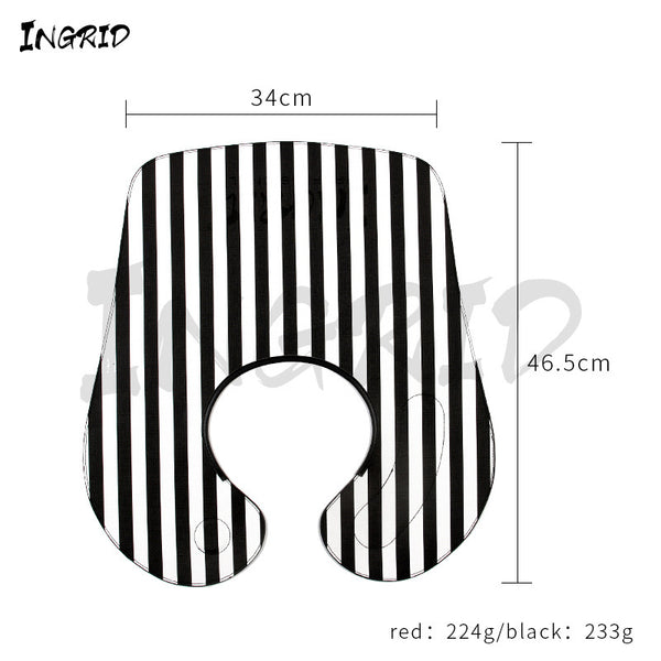 's new striped shawl hair salon hair special baking oil hair tool dyeing perm scarf shawl