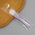 Large double-headed silicone facial mask brush with scoop, small waist, facial cleansing, smear-type mud mask brush, beauty tool
