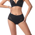 Multi-color combination cross-border exclusive high waist underwear women's breathable invisible plaid transparent sexy mesh women's briefs