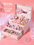 Princess-style hair accessories, hair clips, headbands, high-end storage jewelry box, children's cartoon hair ornaments gift box, wholesale for women