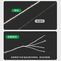 Thickened anti-wear cotton thread for construction site layout with ink line and ink fountain, carpentry measurement, ink fountain, powder ink, and line marking