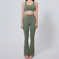 new yoga outfit set, shockproof running barely-there feel activewear set, premium women's fitness apparel