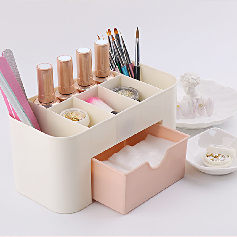 Desktop drawer storage box Office storage box Storage cosmetics sorting Dormitory artifact Desk rack