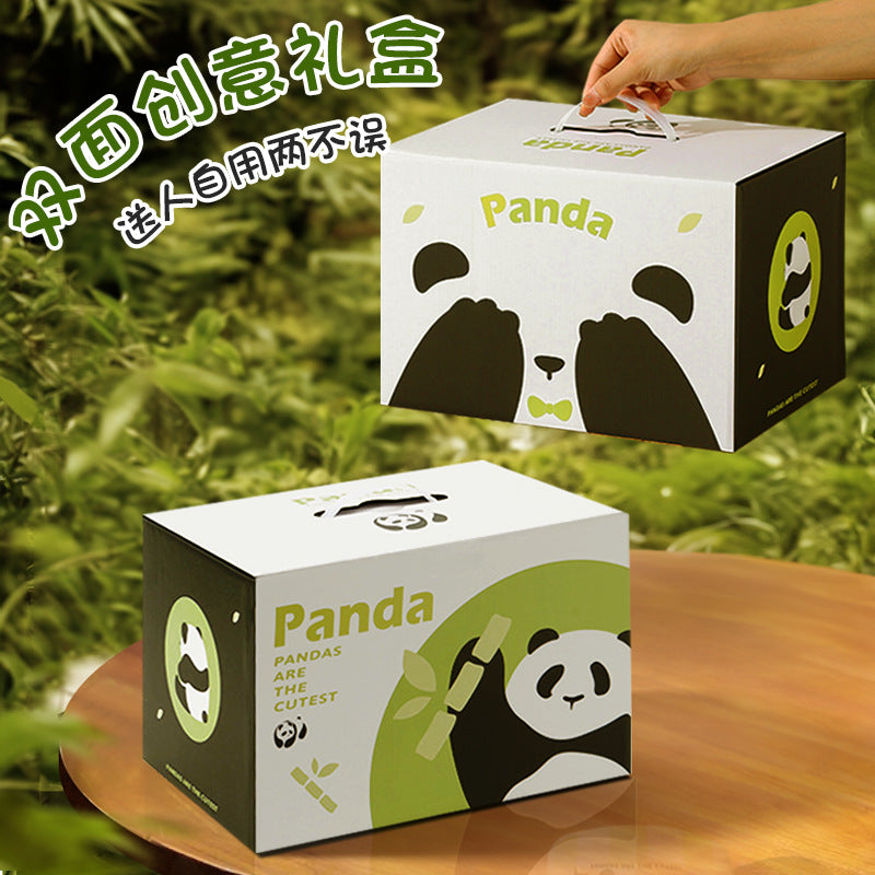 Panda dinnerware set - cute ceramic gift box for weddings, girls' birthdays, housewarmings, and favors