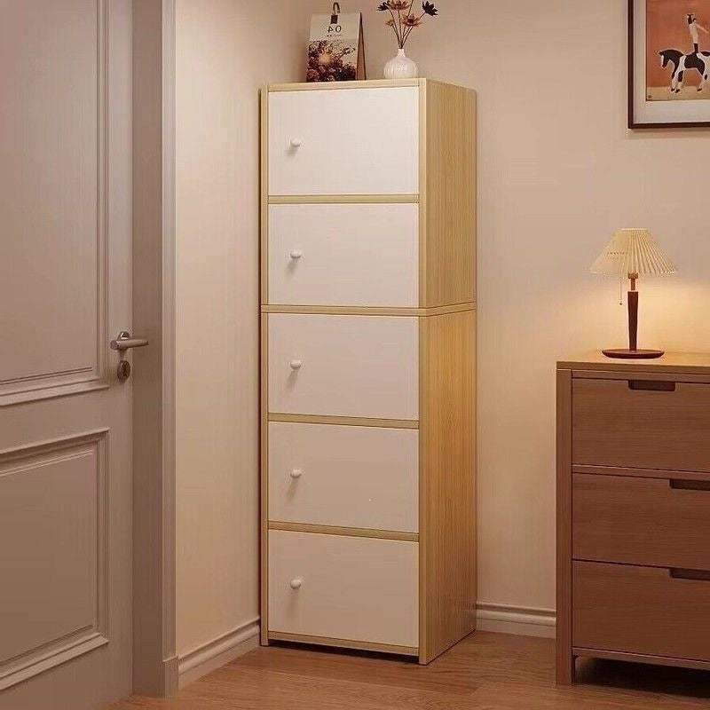 Chest of drawers storage cabinet bedroom storage cabinet narrow vertical cabinet storage drawer cabinet living room wall floor-standing bed end cabinet