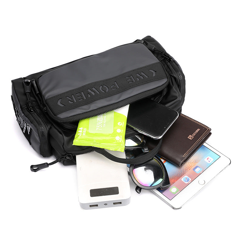 New men's trendy shoulder bag casual portable messenger bag outdoor sports messenger bag business briefcase wholesale