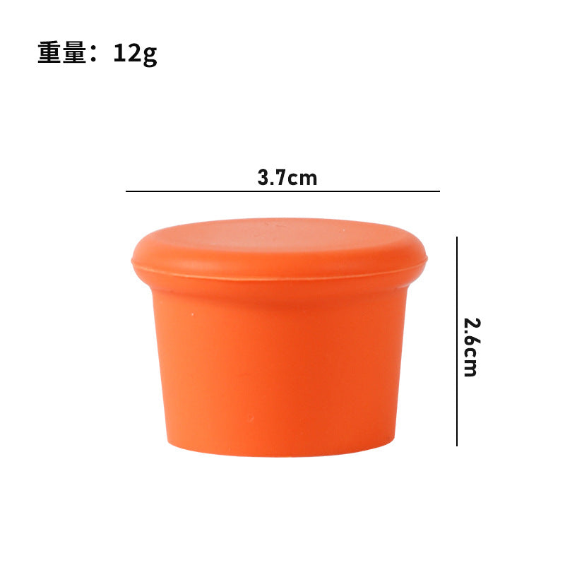 Food-grade silicone bottle cap, cup lid, universal wine stopper, airtight seal, wine preservation cap, eco-friendly wine bottle cap