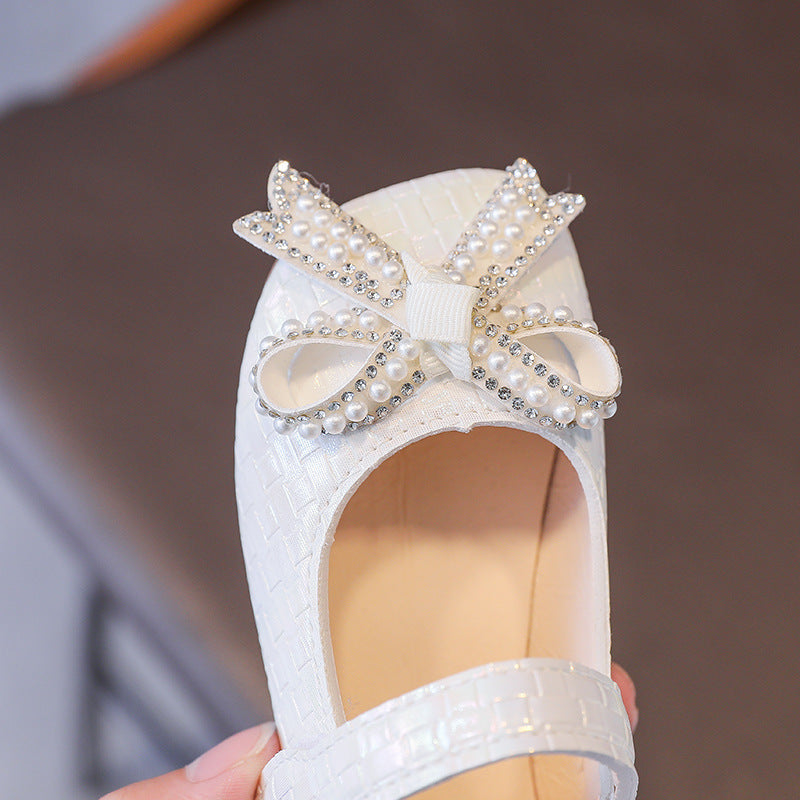 Summer new arrivals: cute soft-soled lightweight first walker shoes for baby girls, bow-knot princess shoes, breathable infant single shoes