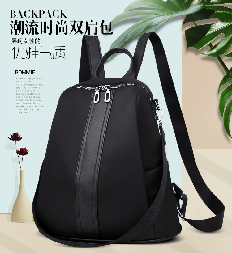 Oxford cloth backpack 2024 new trend Korean version casual fashion versatile backpack light travel backpack