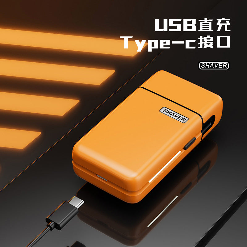 Reciprocating shaver, full body washable, magnetic suction head, charging wholesale, reciprocating double head electric shaver