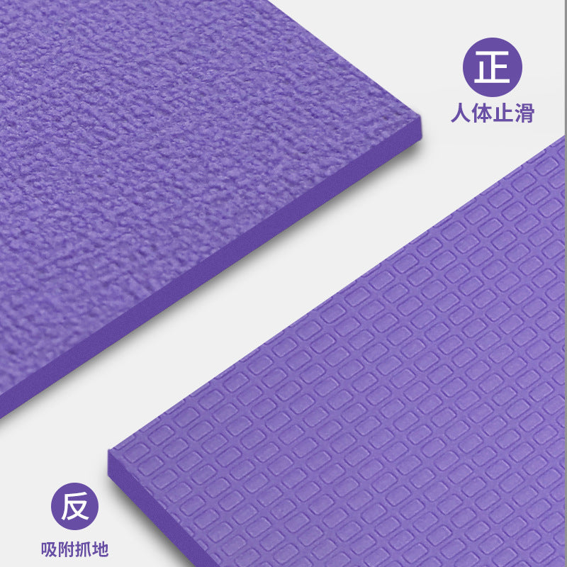 frog mat high-density yoga mat pvc6mm export supply sports fitness mat shock-absorbing silent mat