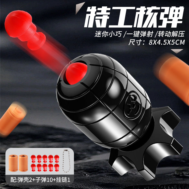 Mini shell ejection goblin hand cannon bolt action toy gun for boys, shotgun toy pistol model