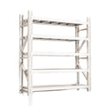 Commercial warehouse shelving unit, multi-tier storage rack, home basement supermarket express delivery display shelf, freestanding heavy-duty storage rack