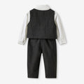 Boys' suit set - stylish british style autumn/winter floral boy's formal wear - first birthday baby boy's three-piece suit