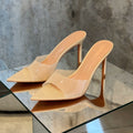 Pointed-toe stiletto heeled clear tpu sandals for women, 2026 summer new arrivals, fashionable and versatile high heels for outdoor wear, trending online