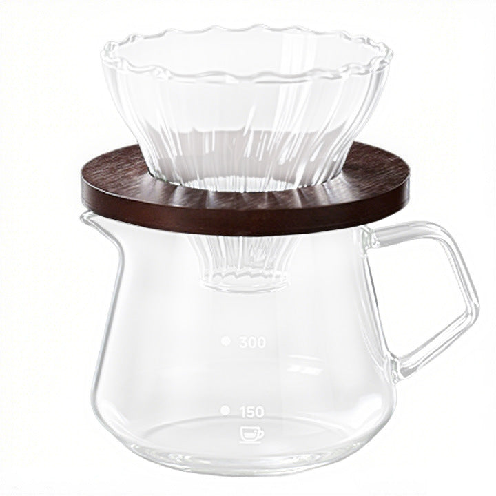 Hand-brewed coffee filter cup coffee pot sharing pot brewing pot v60 drip filter cup coffee utensils suit
