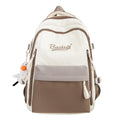 Men's college student backpack, junior high & high school student large capacity lightweight backpack, women's middle school backpack, breathable & weight-reducing backpack