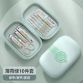 High-quality stainless steel nail clipper set – a complete manicure tool kit for trimming, cutting, and shaping nails