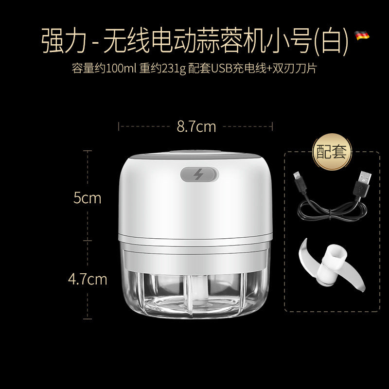 Baby, baby food aid, cooking machine, electric garlic puree, grinder, electric garlic masher, garlic grinder, garlic beating