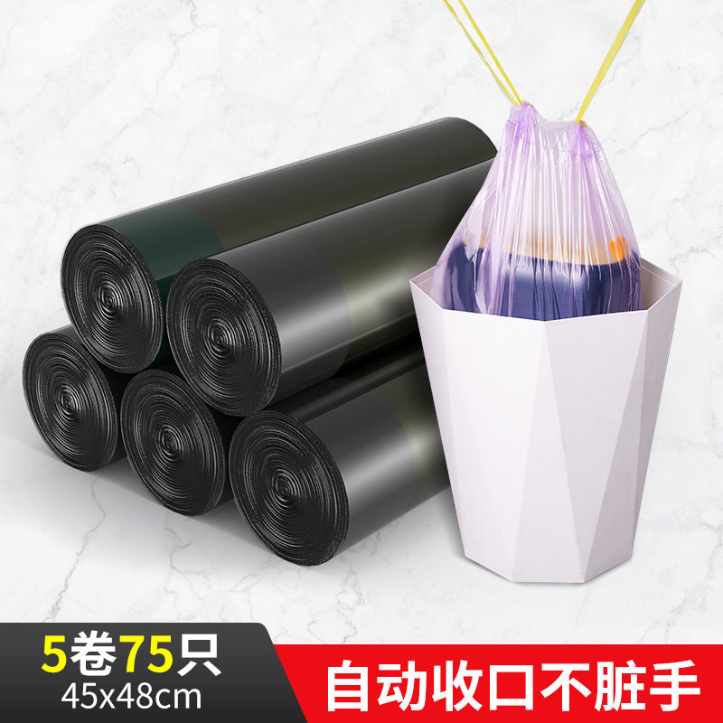 Garbage bag storage handy gadget large capacity kitchen cabinet door wall-mounted garbage bag storage rack plastic bag extraction box