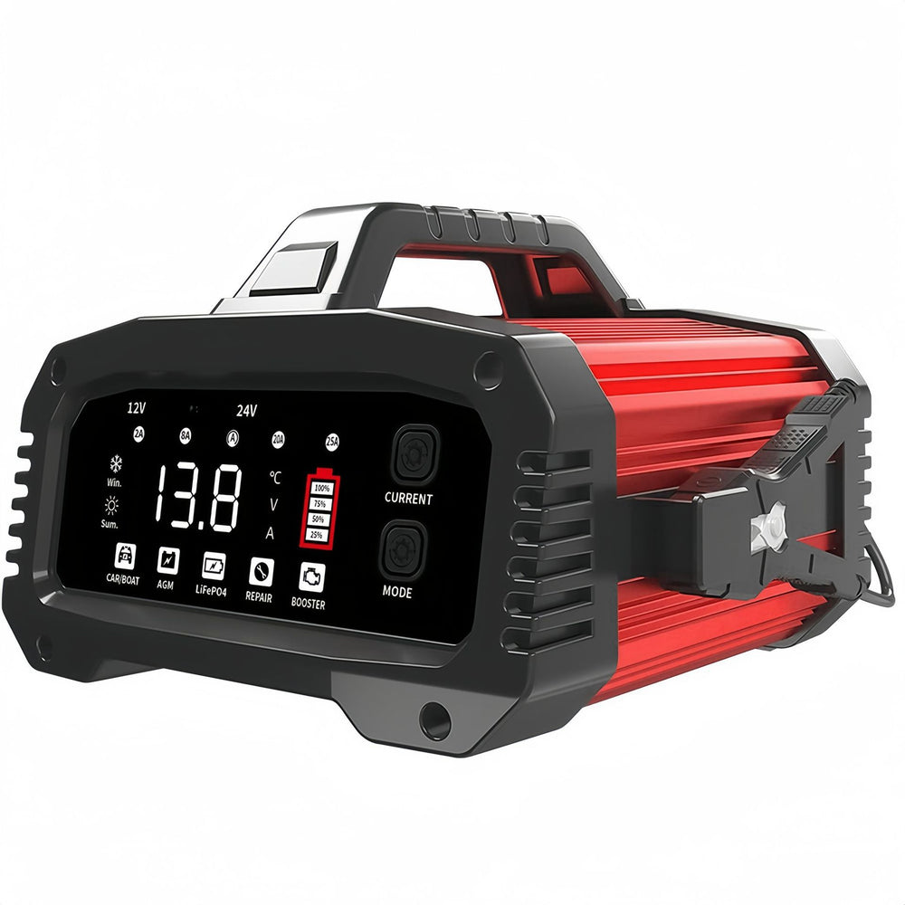 Car battery charger 12v 24v lifepo4 battery charger 12v car jump starter