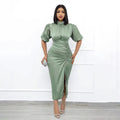 e-commerce independent site   sexy asymmetrical dress evening gown european and american women's clothing