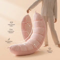 Pea-shaped detachable and washable pillow, leg support, abdominal support, waist adjustable long sleeping side sleeping slope pillow bed pillow