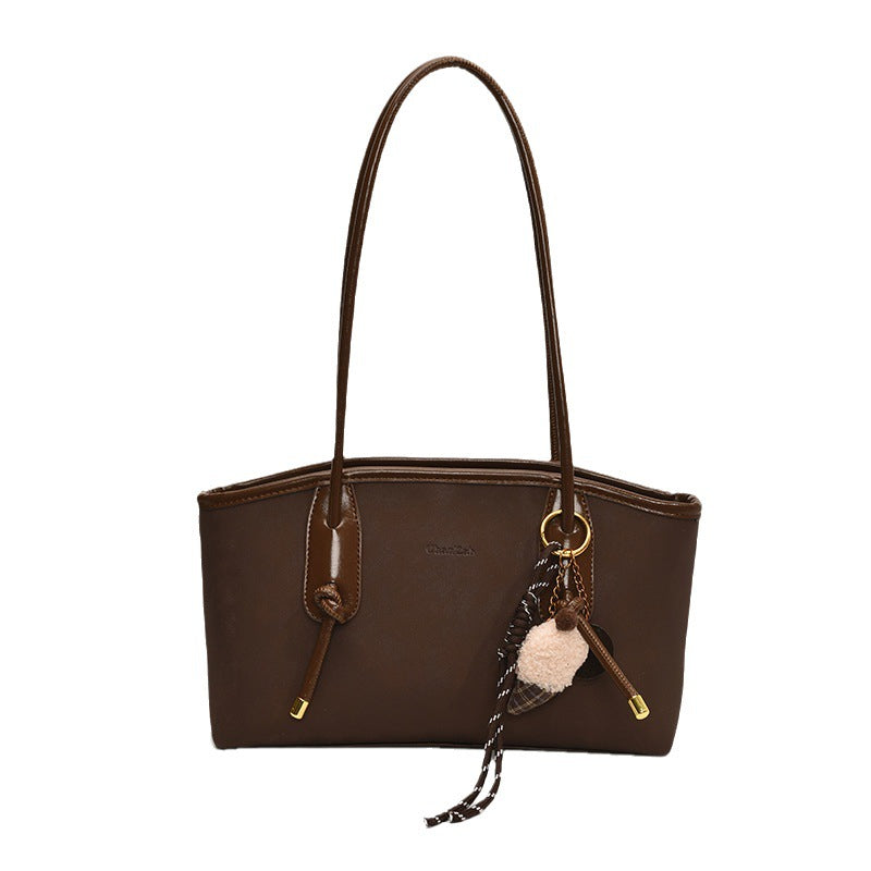 Retro large-capacity bag women's autumn and winter new foreign-style texture shoulder bag casual messenger bag small square bag tote bag