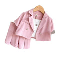 Girls' summer new french style niche outfit: blazer + wide-leg shorts - direct from the manufacturer