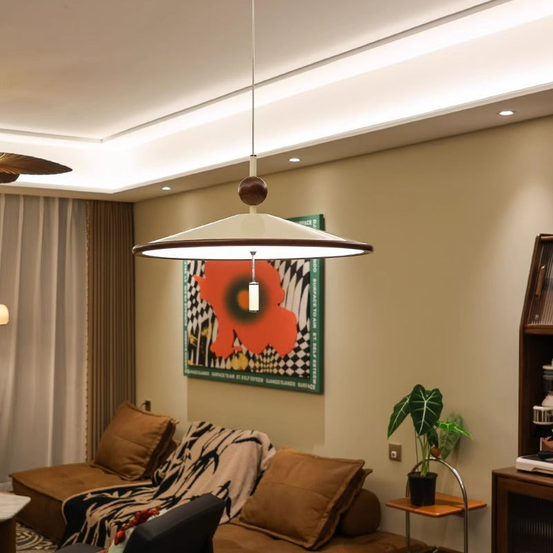 Log wind new Chinese style tea room wind chime chandelier cream wind restaurant light advanced sense room wabi sandy wind zen lighting