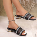 2026 summer new women's platform wedge heel mule sandals with mesh upper - comfortable, breathable, european & american style