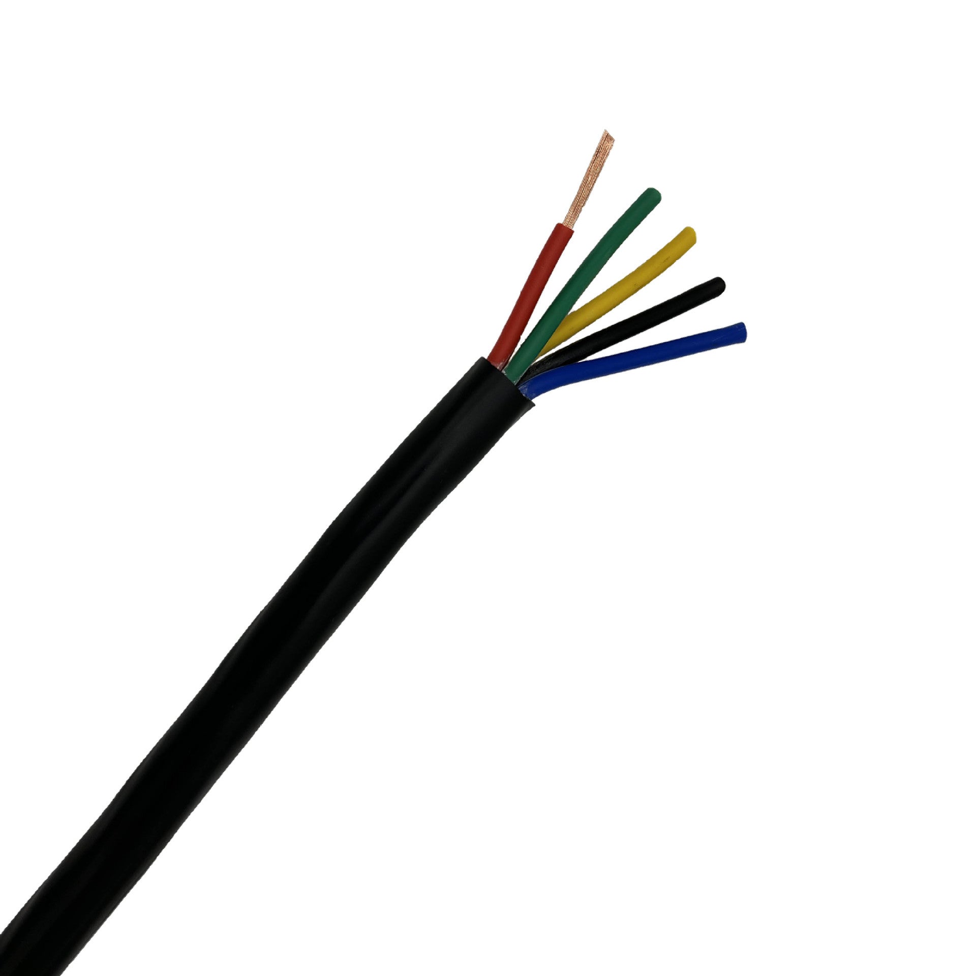 RVV5 core national standard sheathed cable 0.5 0.75 1.0 1.5 2.5 4.0 6.0 multi-strand flexible cord power cord