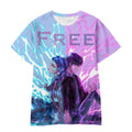 Witcher boy group 3d digital printing cross-border overseas casual loosefashion t-shirt k-pop girls t-shirt