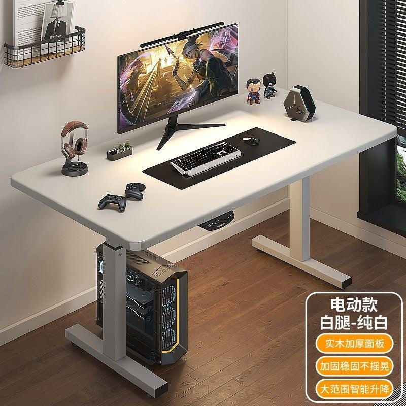 Electric adjustable desk - heavy-duty, reinforced legs - perfect for home office, gaming, study, and computer use