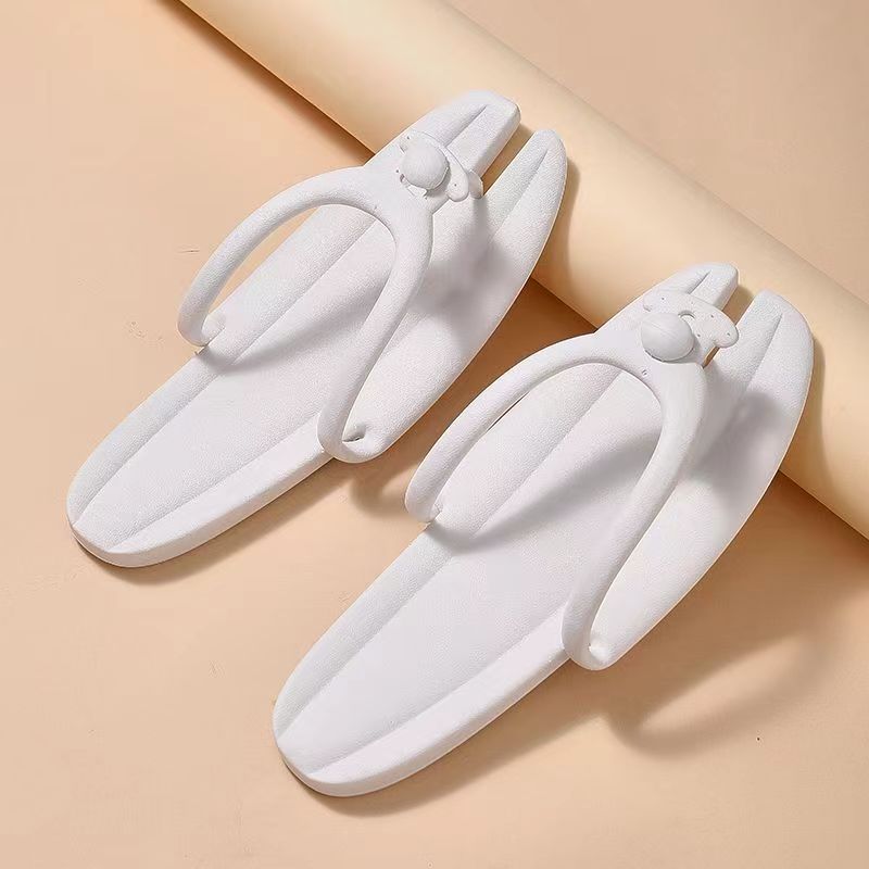 Disposable slippers travel foldable slippers convenient travel essentials hotel flip-flops for men and women