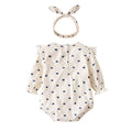 Baby newborn category a spring & autumn baby onesie long sleeve triangle swaddle bodysuit baby ins crawling suit new pure cotton