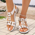 summer new arrival: plus size women's casual comfortable fashionable outdoor buckle strap beach sandals - wholesale