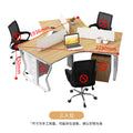 Saint li staff office desk and chair special-shaped employee slot combination office booth financial computer desk