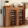 New shoe cabinet for home, large capacity multi-layer shoe rack with drawers, easy storage organizer, entryway shoe shelf