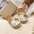 Girls' princess half-slippers, new spring 2025 collection, kids' birkenstock-style soft sole closed-toe slip-ons