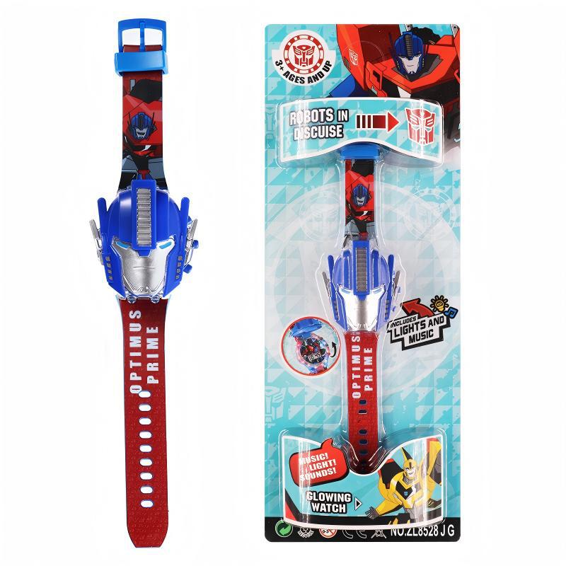 New musical light-up cartoon flip electronic watch for kids - educational toy, perfect birthday gift for preschoolers (boys & girls)