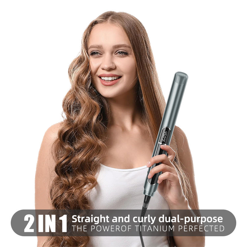 Cross-border hair straightener High temperature splint Multifunctional curling iron Straightener two-in-one straightener