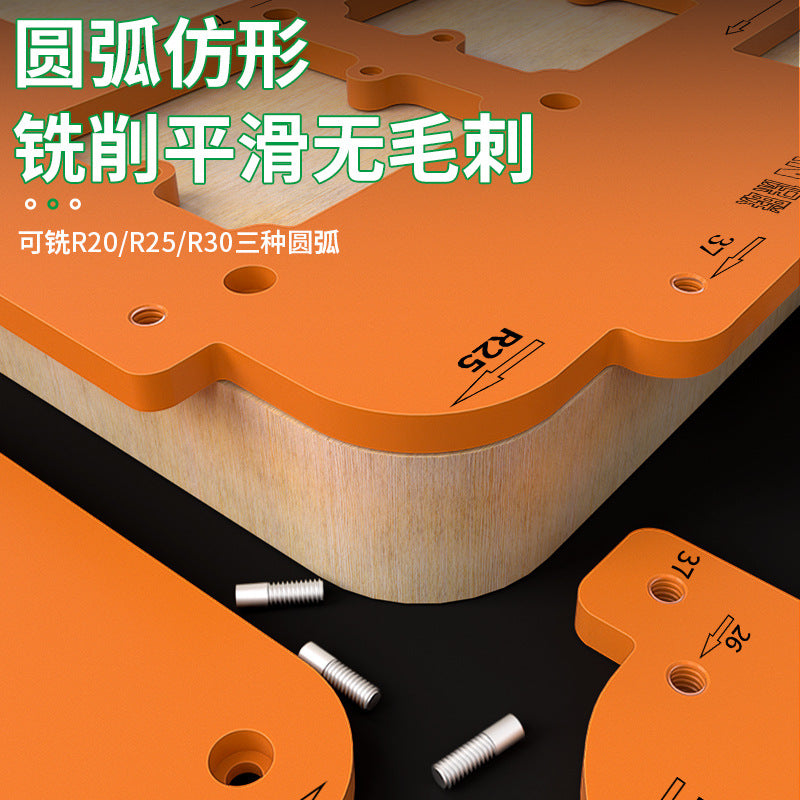 Baolian socket slotting plate 86 boxes opening artifact switch socket opening mold multi-functional bottom box slotting template