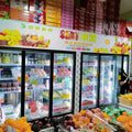 Complete set of post-supply cold storage equipment, wine, flowers, fruits, fresh-keeping cold storage, glass door cold storage, commercial