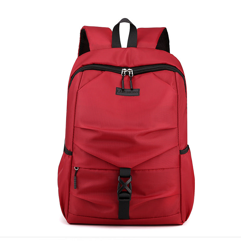 New casual backpack men's simple travel backpack waterproof and lightweight outdoor  street trend computer bag