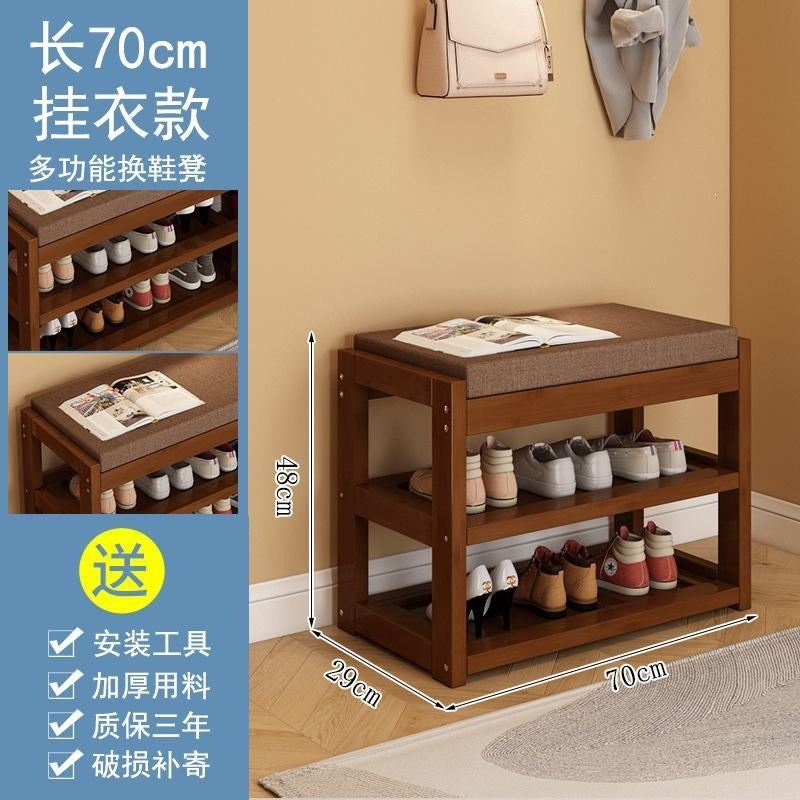 Durable, multi-tiered shoe rack and bench combo for entryways – perfect for small, narrow doorways. all-in-one shoe cabinet with bench seating for changing shoes