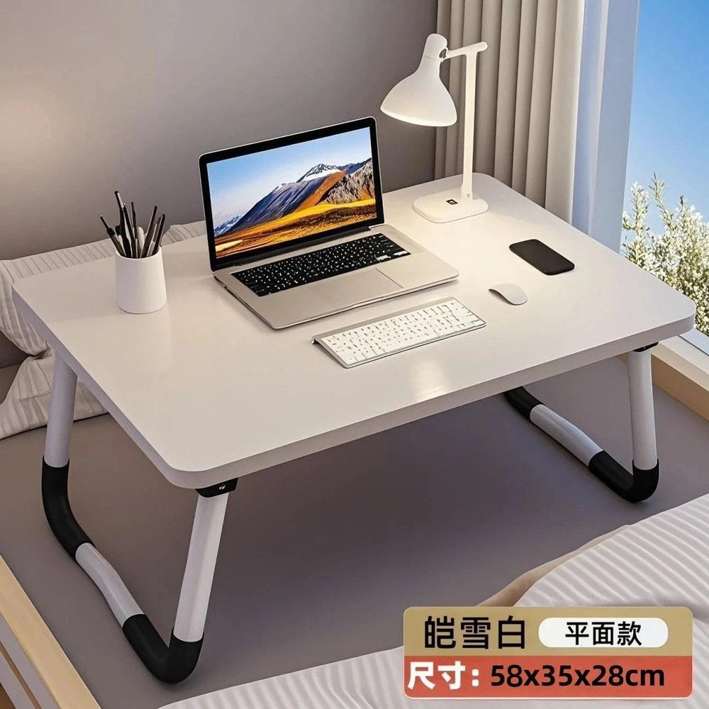 Bedside desk folding small table student dormitory writing desk dorm room essential laptop table assembly-free