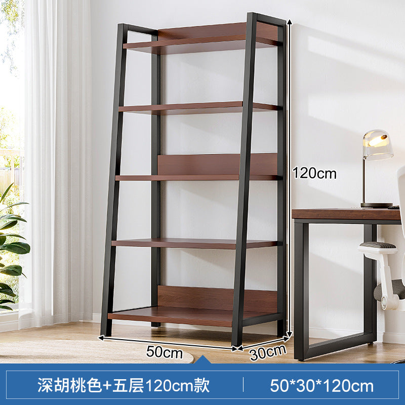 Shelf Shelf Floor-to-ceiling Bedroom Multi-layer Storage Living Room Storage Display Shelf Office Super Load-bearing Iron Shelf